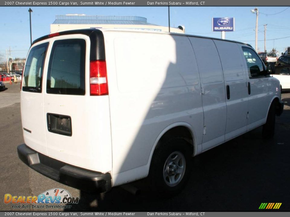 2007 Chevrolet Express 1500 Cargo Van Summit White / Medium Pewter Photo #5