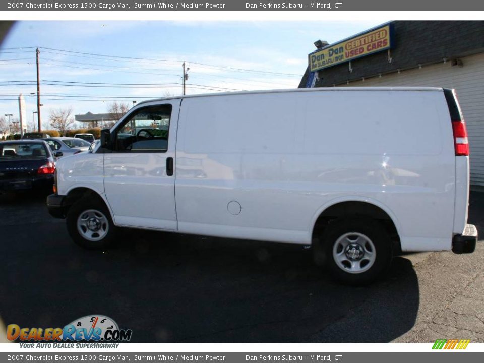 2007 Chevrolet Express 1500 Cargo Van Summit White / Medium Pewter Photo #8