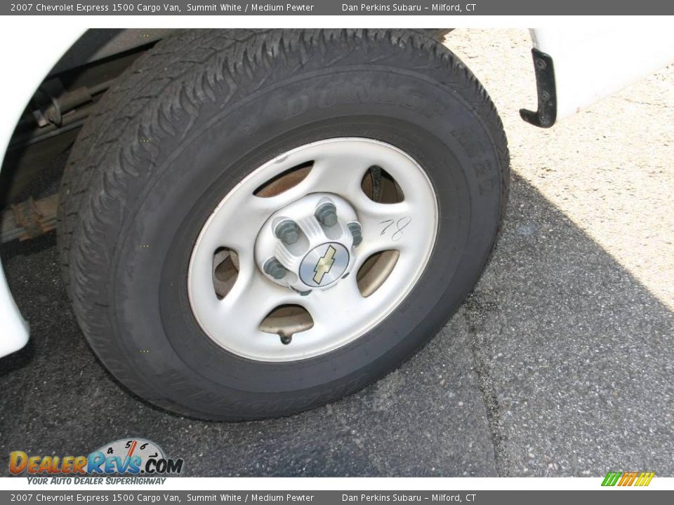 2007 Chevrolet Express 1500 Cargo Van Summit White / Medium Pewter Photo #14