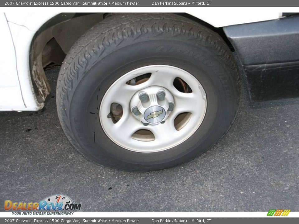 2007 Chevrolet Express 1500 Cargo Van Summit White / Medium Pewter Photo #16