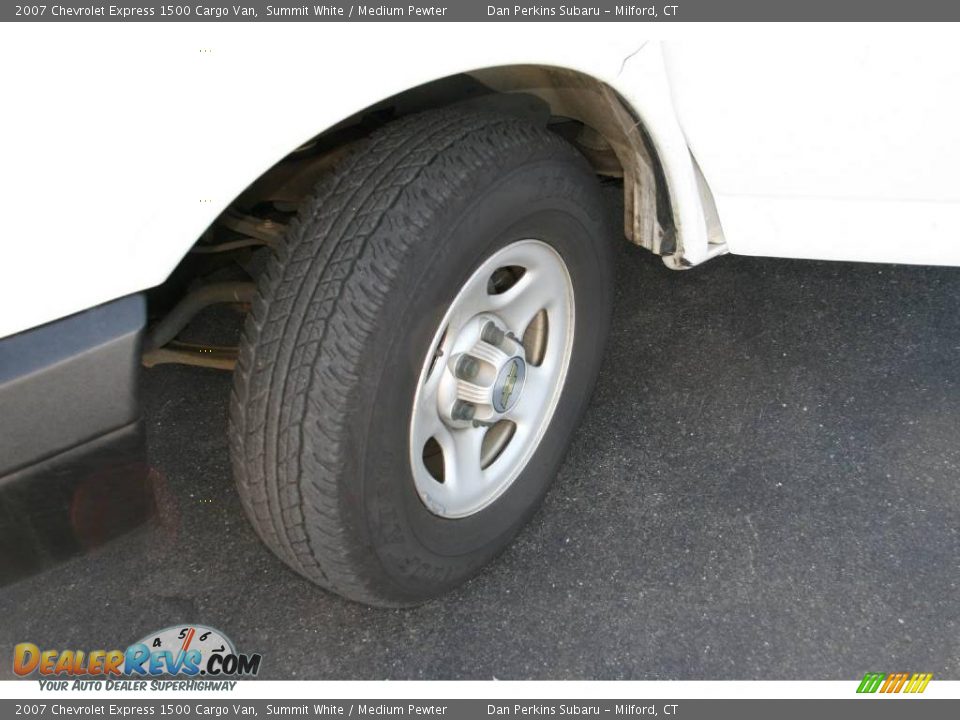 2007 Chevrolet Express 1500 Cargo Van Summit White / Medium Pewter Photo #17
