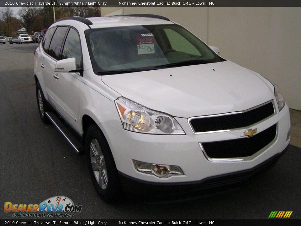 2010 Chevrolet Traverse LT Summit White / Light Gray Photo #5