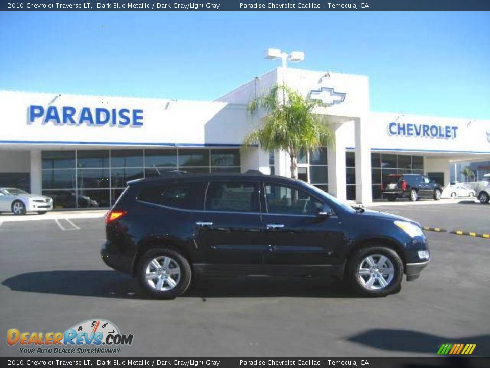 2010 Chevrolet Traverse LT Dark Blue Metallic / Dark Gray/Light Gray Photo #1
