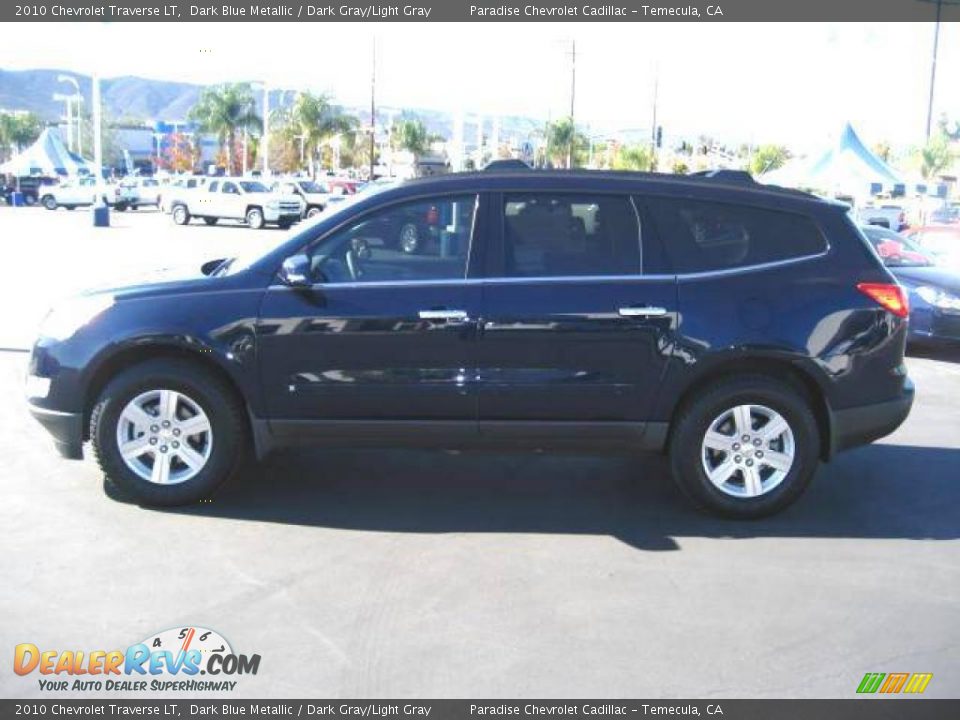 2010 Chevrolet Traverse LT Dark Blue Metallic / Dark Gray/Light Gray Photo #5