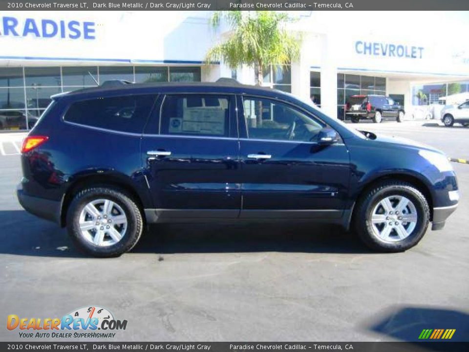 2010 Chevrolet Traverse LT Dark Blue Metallic / Dark Gray/Light Gray Photo #8