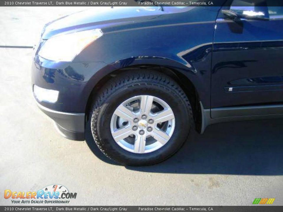 2010 Chevrolet Traverse LT Dark Blue Metallic / Dark Gray/Light Gray Photo #10