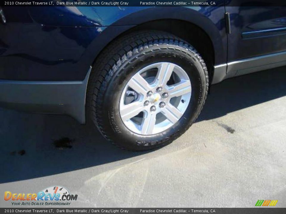 2010 Chevrolet Traverse LT Dark Blue Metallic / Dark Gray/Light Gray Photo #11