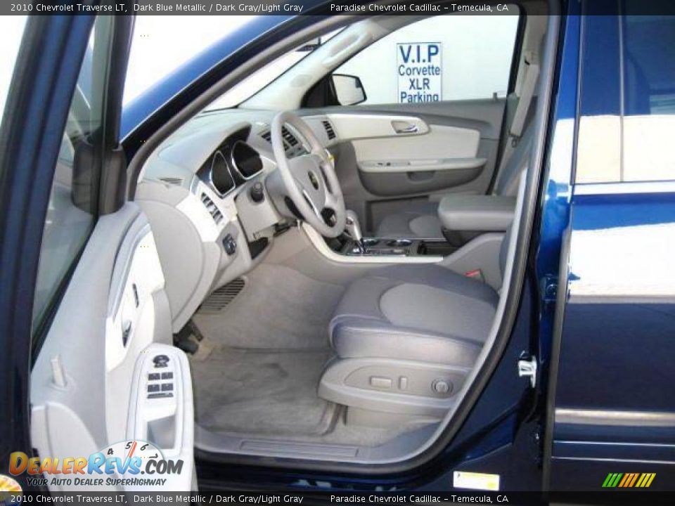 2010 Chevrolet Traverse LT Dark Blue Metallic / Dark Gray/Light Gray Photo #15