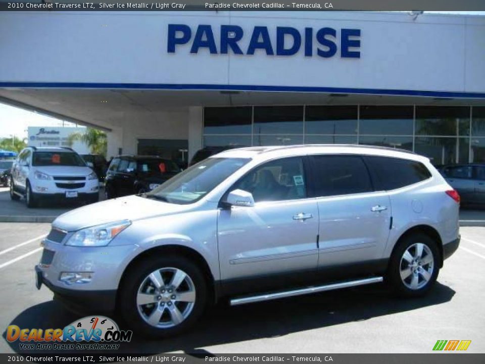 2010 Chevrolet Traverse LTZ Silver Ice Metallic / Light Gray Photo #1