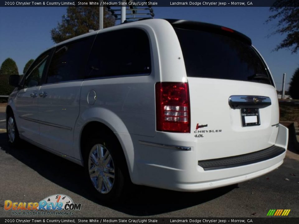 2010 Chrysler Town & Country Limited Stone White / Medium Slate Gray/Light Shale Photo #2