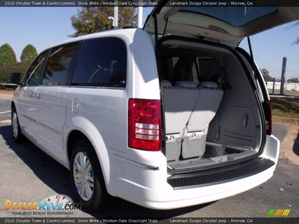 2010 Chrysler Town & Country Limited Stone White / Medium Slate Gray/Light Shale Photo #8