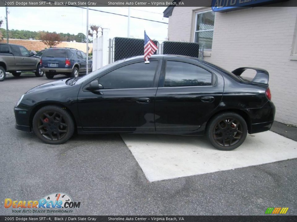 2005 Dodge Neon SRT-4 Black / Dark Slate Gray Photo #4