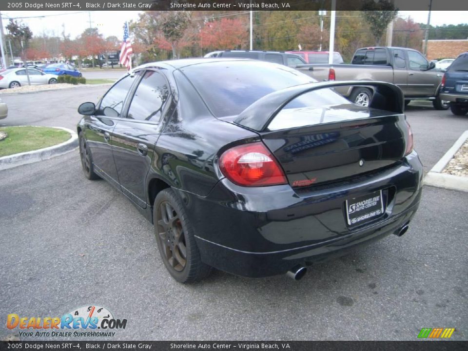 2005 Dodge Neon SRT-4 Black / Dark Slate Gray Photo #6