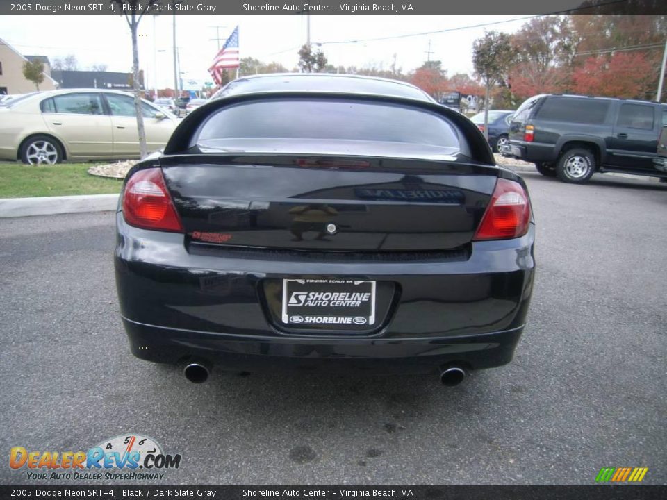 2005 Dodge Neon SRT-4 Black / Dark Slate Gray Photo #7