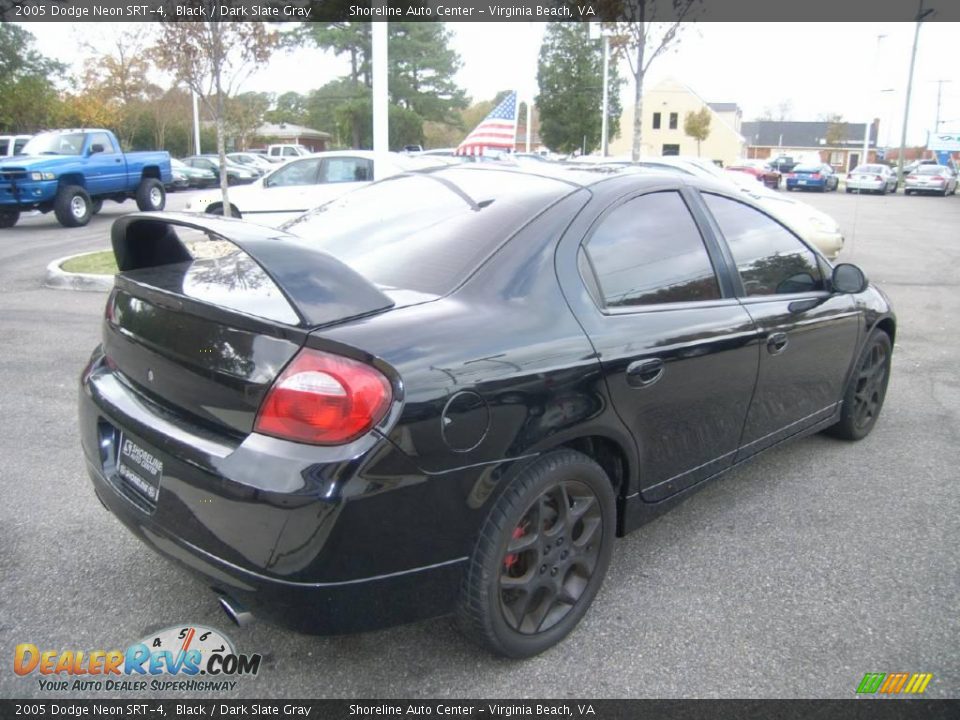 2005 Dodge Neon SRT-4 Black / Dark Slate Gray Photo #8