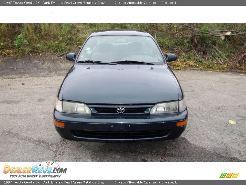 Dark Emerald Pearl Green Metallic 1997 Toyota Corolla DX Photo #1