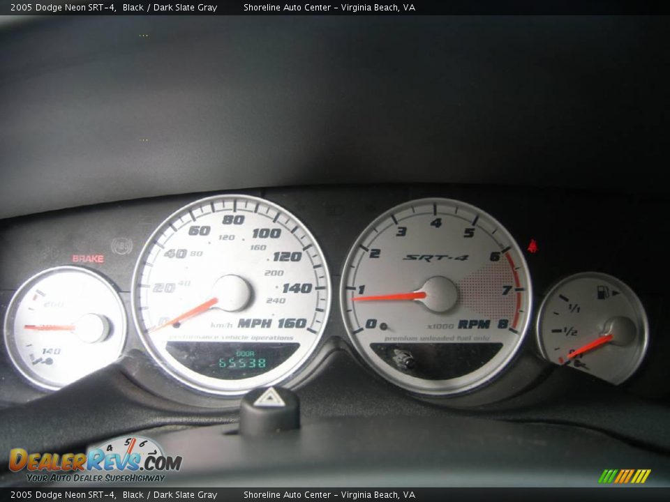 2005 Dodge Neon SRT-4 Black / Dark Slate Gray Photo #19