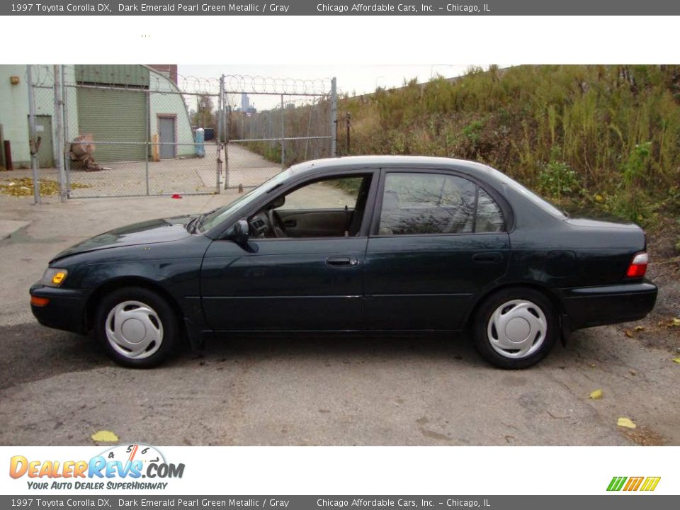 Dark Emerald Pearl Green Metallic 1997 Toyota Corolla DX Photo #5