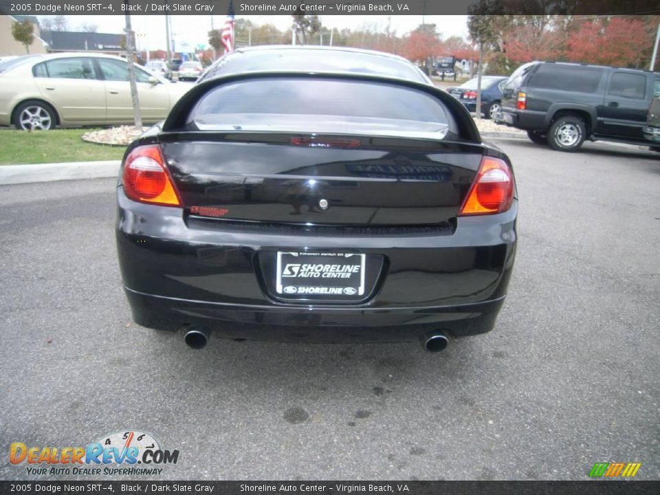 2005 Dodge Neon SRT-4 Black / Dark Slate Gray Photo #23