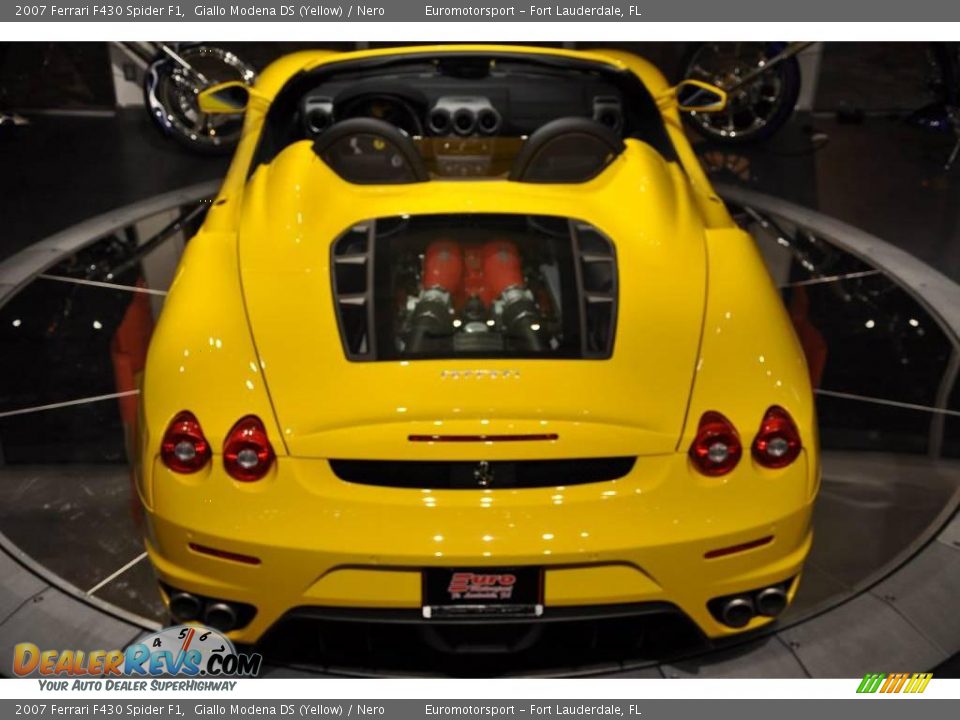 2007 Ferrari F430 Spider F1 Giallo Modena DS (Yellow) / Nero Photo #6