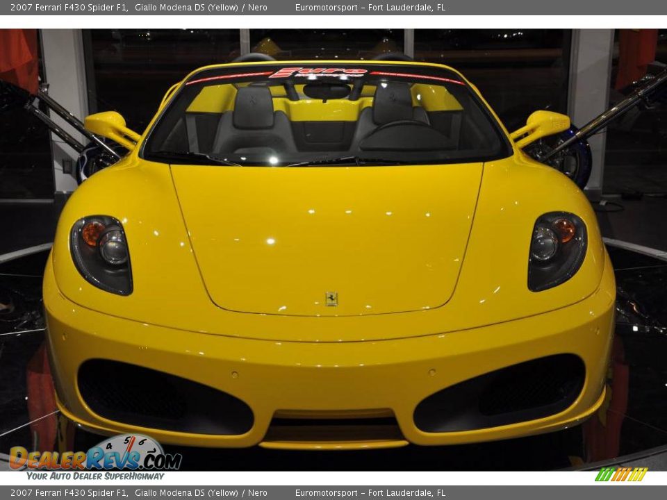 2007 Ferrari F430 Spider F1 Giallo Modena DS (Yellow) / Nero Photo #21