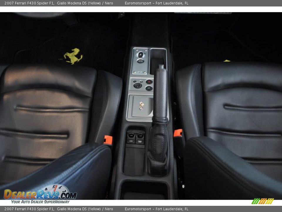 2007 Ferrari F430 Spider F1 Giallo Modena DS (Yellow) / Nero Photo #22