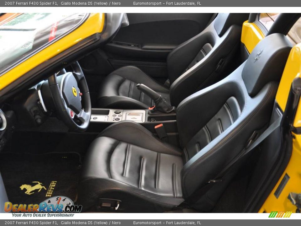 2007 Ferrari F430 Spider F1 Giallo Modena DS (Yellow) / Nero Photo #24