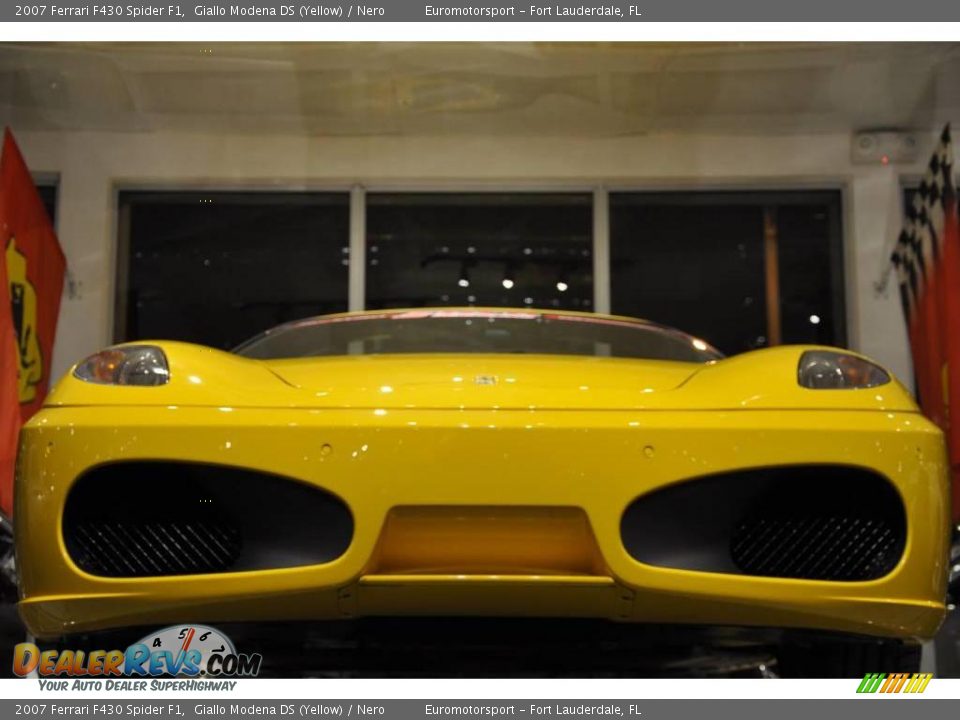 2007 Ferrari F430 Spider F1 Giallo Modena DS (Yellow) / Nero Photo #32