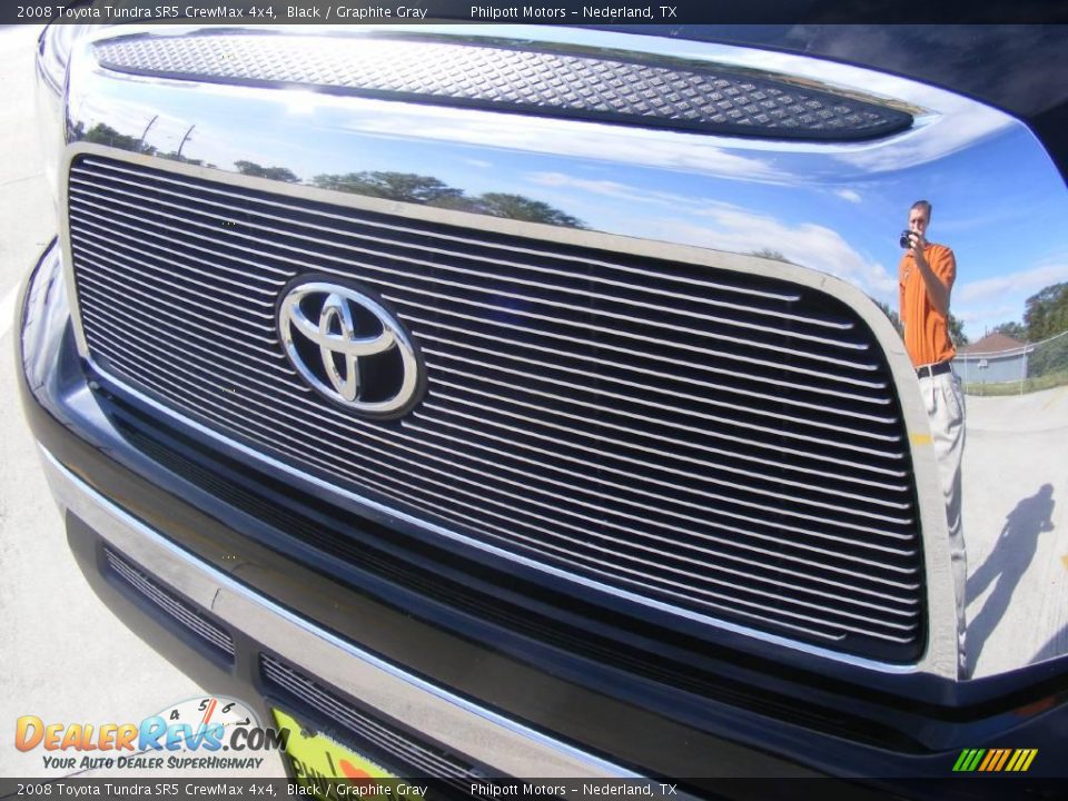 2008 Toyota Tundra SR5 CrewMax 4x4 Black / Graphite Gray Photo #12