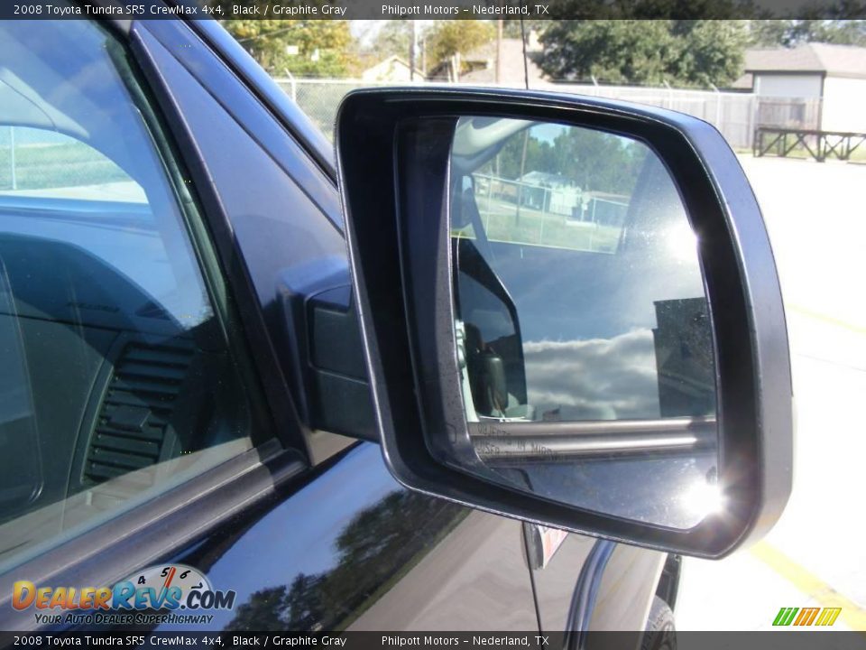 2008 Toyota Tundra SR5 CrewMax 4x4 Black / Graphite Gray Photo #22