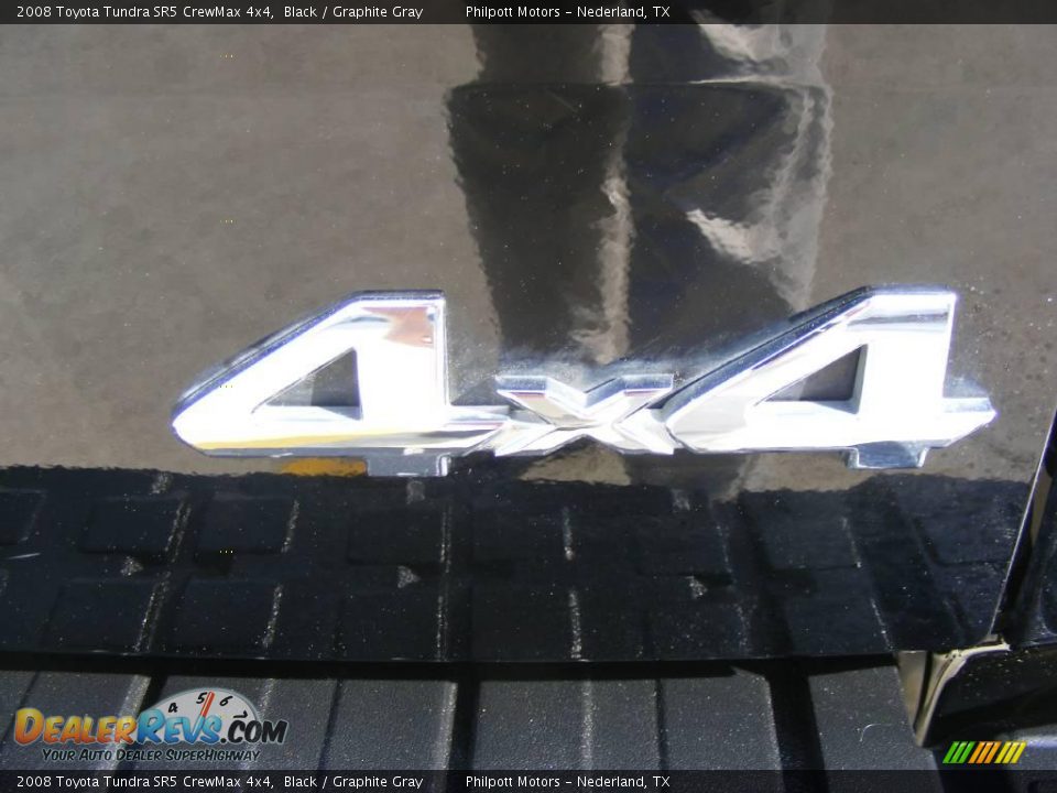 2008 Toyota Tundra SR5 CrewMax 4x4 Black / Graphite Gray Photo #25