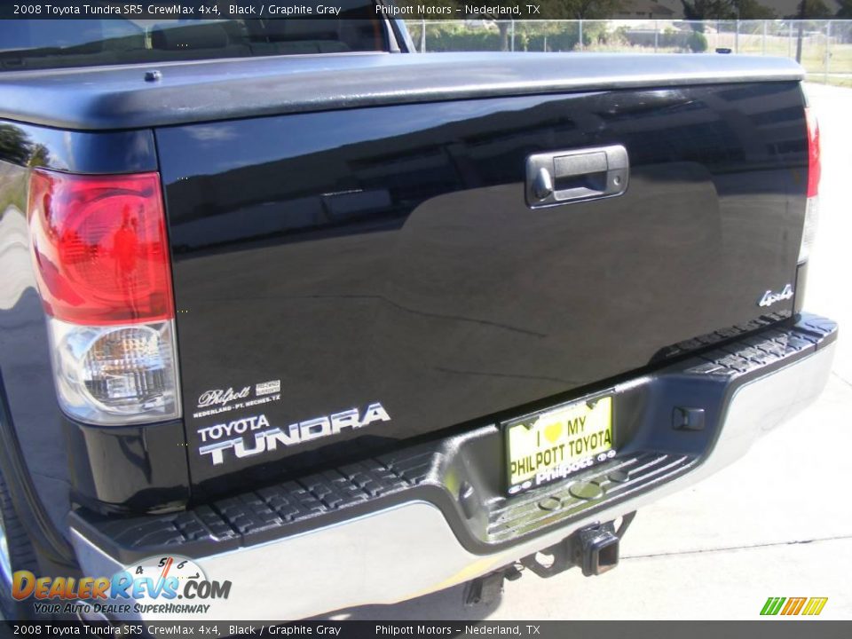 2008 Toyota Tundra SR5 CrewMax 4x4 Black / Graphite Gray Photo #26