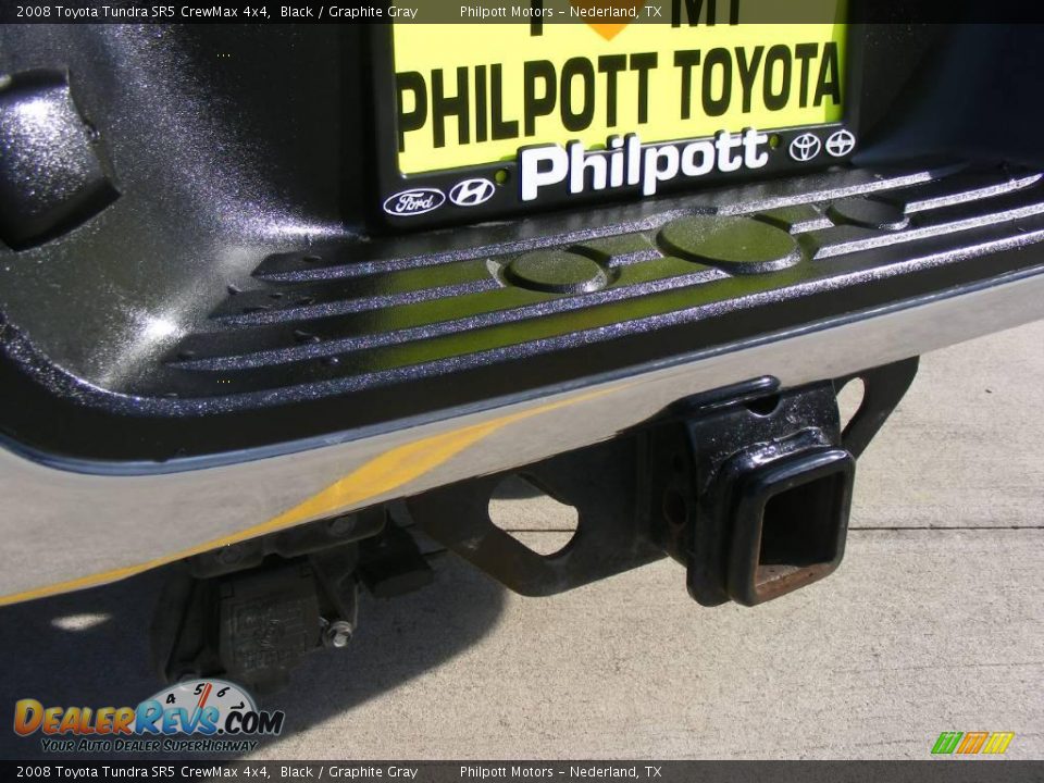 2008 Toyota Tundra SR5 CrewMax 4x4 Black / Graphite Gray Photo #28