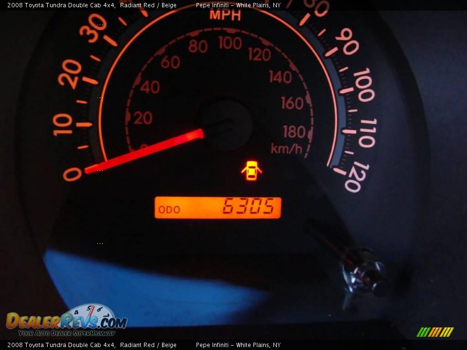 2008 Toyota Tundra Double Cab 4x4 Radiant Red / Beige Photo #22