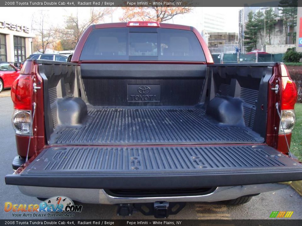 2008 Toyota Tundra Double Cab 4x4 Radiant Red / Beige Photo #24
