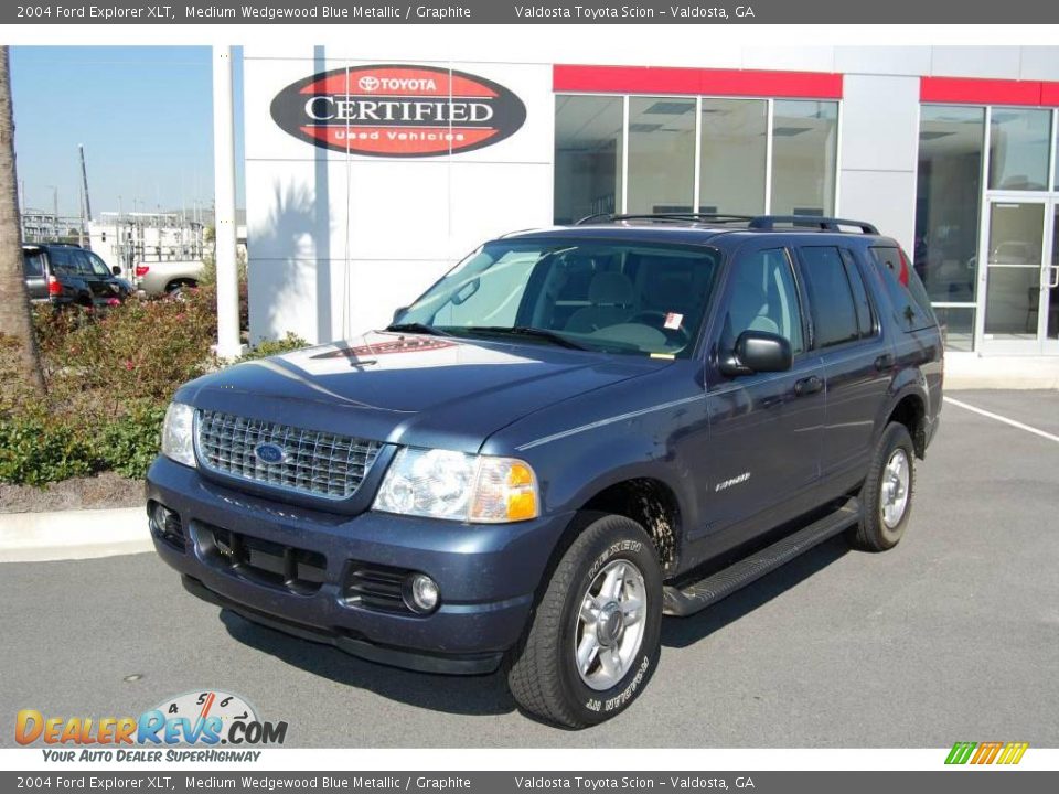 2004 Ford Explorer XLT Medium Wedgewood Blue Metallic / Graphite Photo #1