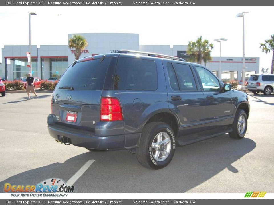 2004 Ford Explorer XLT Medium Wedgewood Blue Metallic / Graphite Photo #6