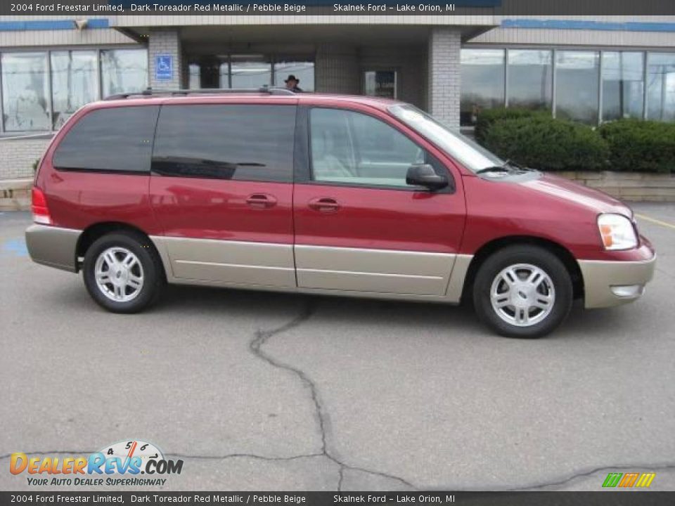 2004 Ford Freestar Limited Dark Toreador Red Metallic / Pebble Beige Photo #1