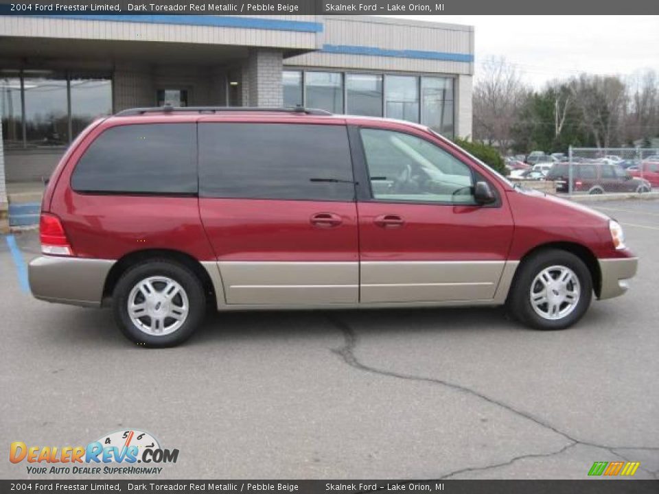 2004 Ford Freestar Limited Dark Toreador Red Metallic / Pebble Beige Photo #2