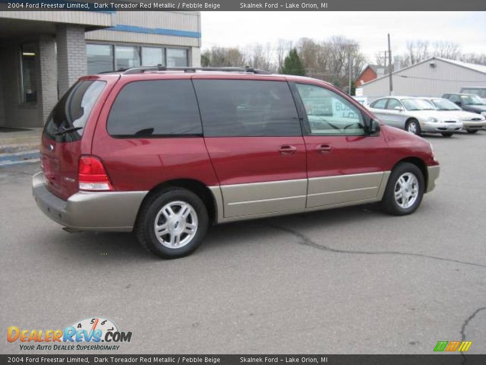 2004 Ford Freestar Limited Dark Toreador Red Metallic / Pebble Beige Photo #3