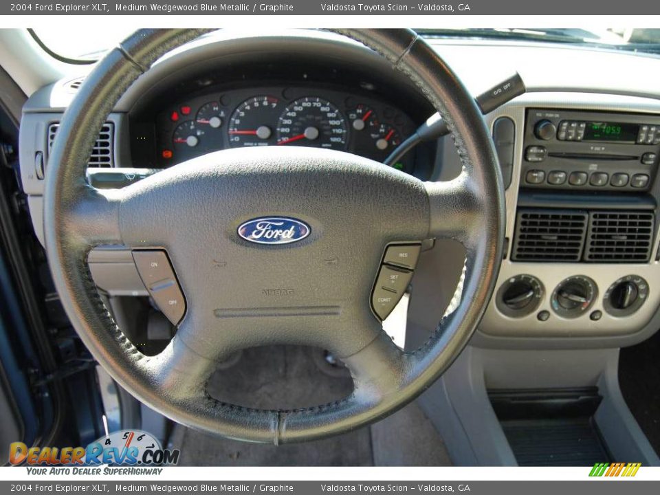 2004 Ford Explorer XLT Medium Wedgewood Blue Metallic / Graphite Photo #12