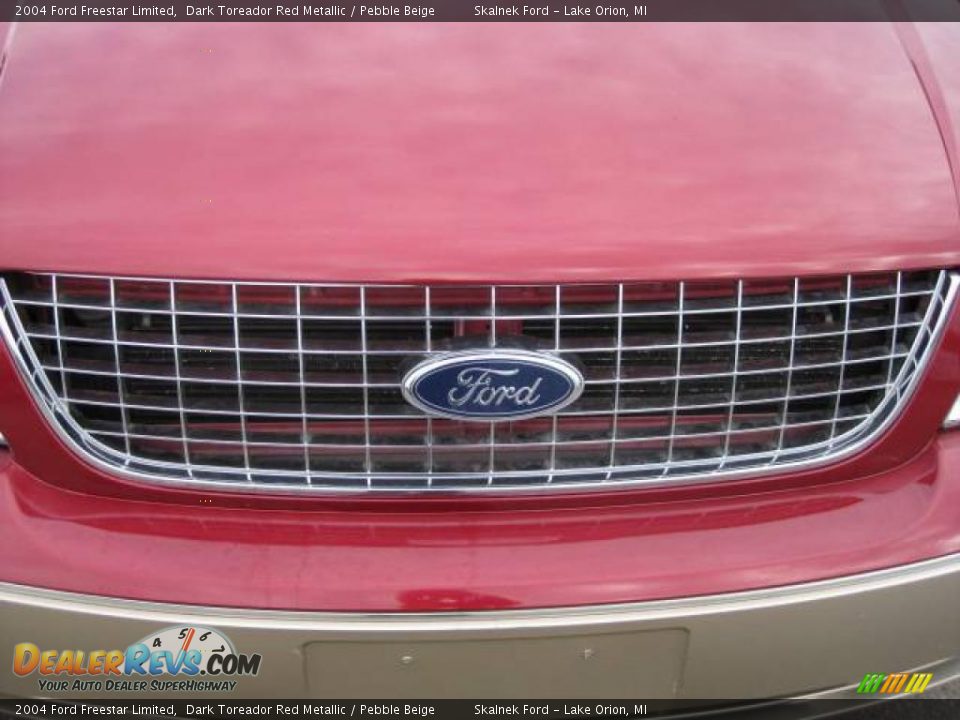 2004 Ford Freestar Limited Dark Toreador Red Metallic / Pebble Beige Photo #18