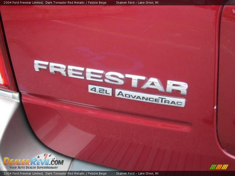 2004 Ford Freestar Limited Dark Toreador Red Metallic / Pebble Beige Photo #24