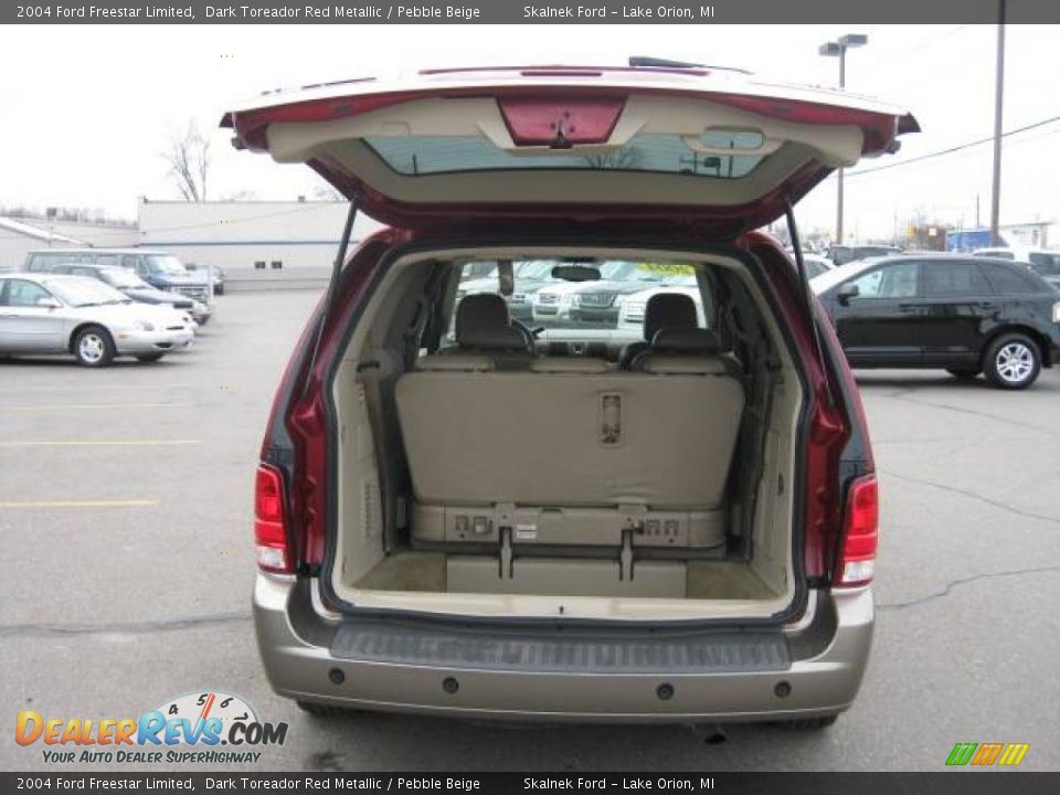 2004 Ford Freestar Limited Dark Toreador Red Metallic / Pebble Beige Photo #25