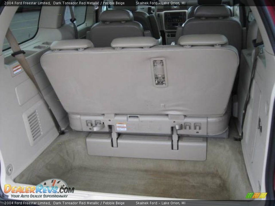 2004 Ford Freestar Limited Dark Toreador Red Metallic / Pebble Beige Photo #26