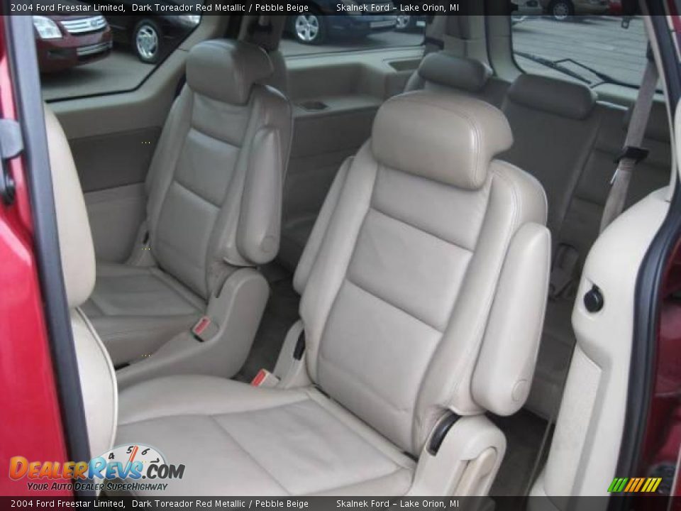2004 Ford Freestar Limited Dark Toreador Red Metallic / Pebble Beige Photo #30