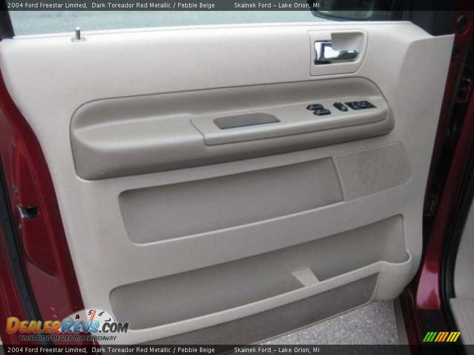 2004 Ford Freestar Limited Dark Toreador Red Metallic / Pebble Beige Photo #33