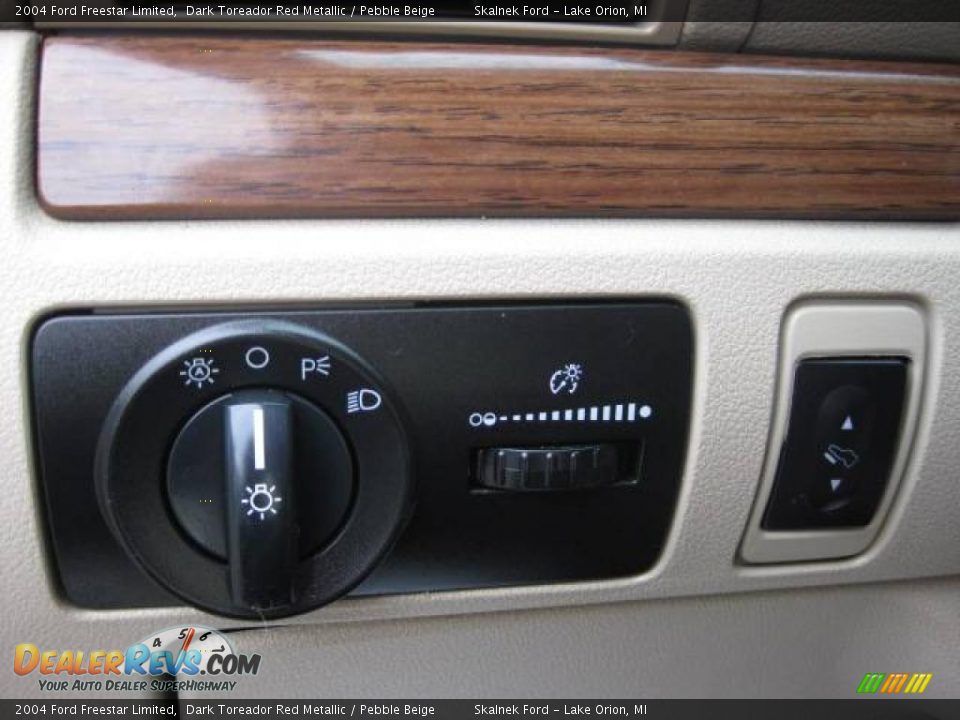 2004 Ford Freestar Limited Dark Toreador Red Metallic / Pebble Beige Photo #34