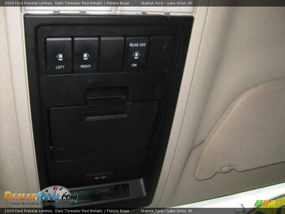 2004 Ford Freestar Limited Dark Toreador Red Metallic / Pebble Beige Photo #35