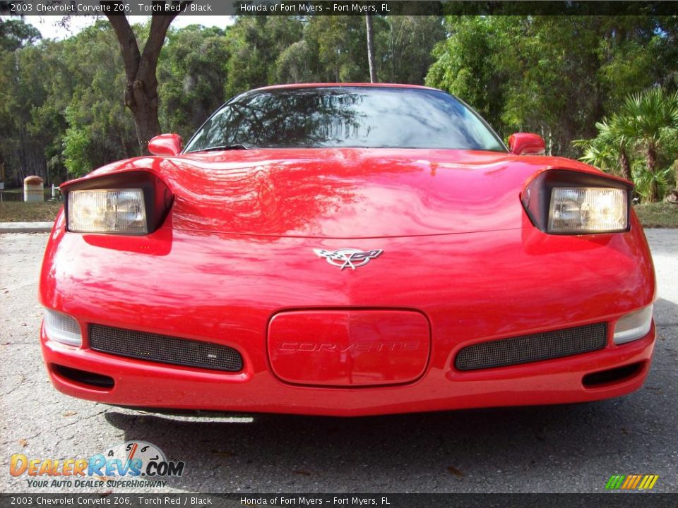2003 Chevrolet Corvette Z06 Torch Red / Black Photo #2